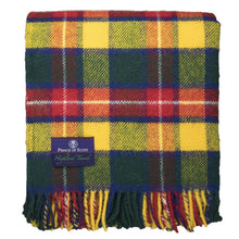Load image into Gallery viewer, Prince of Scots Highland Tweed Pure New Wool Fluffy Throw ~ Bright Buchanan ~-Throws and Blankets-Prince of Scots-00810032750220-K40050018-004-Prince of Scots
