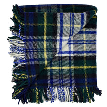 Load image into Gallery viewer, Prince of Scots Highland Tweed Pure New Wool Fluffy Throw ~ Dress Gordon ~-Throws and Blankets-Prince of Scots-00810032750312-J4050028-018-Prince of Scots