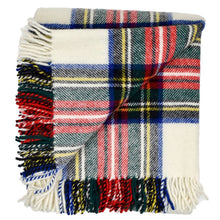 Load image into Gallery viewer, Prince of Scots Highland Tweed Pure New Wool Fluffy Throw ~ Dress Stewart ~-Throws and Blankets-Prince of Scots-00810032750299-J4050028-020-Prince of Scots