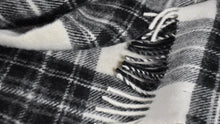 Load image into Gallery viewer, Prince of Scots Highland Tweed Pure New Wool Fluffy Throw ~ Grey Dress Stewart ~-Throws and Blankets-Prince of Scots-00810032750350-J4050028-015-Prince of Scots