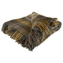 Load image into Gallery viewer, Prince of Scots Highland Tweed Pure New Wool Fluffy Throw ~ Natural Buchanan ~-Throws and Blankets-Prince of Scots-00810032750237-K40050018-003-Prince of Scots