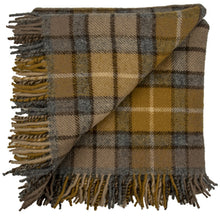 Load image into Gallery viewer, Prince of Scots Highland Tweed Pure New Wool Fluffy Throw ~ Natural Buchanan ~-Throws and Blankets-Prince of Scots-00810032750237-K40050018-003-Prince of Scots