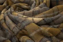 Load image into Gallery viewer, Prince of Scots Highland Tweed Pure New Wool Fluffy Throw ~ Natural Buchanan ~-Throws and Blankets-Prince of Scots-00810032750237-K40050018-003-Prince of Scots