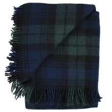 Load image into Gallery viewer, Prince of Scots Highland Tweed Pure New Wool Throw ~ Black Watch ~-Throws and Blankets-Prince of Scots-00810032750008-J4050028-009-Prince of Scots
