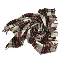 Load image into Gallery viewer, Prince of Scots Highland Tweed Pure New Wool Throw (Dress Stewart)-Throws and Blankets-Prince of Scots-810032752095-J4050028-11-Prince of Scots