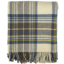 Load image into Gallery viewer, Prince of Scots Highland Tweed Pure New Wool Throw (Muted Blue Stewart)-Throws and Blankets-Prince of Scots-810032752071-J4050028-11-Prince of Scots