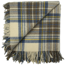 Load image into Gallery viewer, Prince of Scots Highland Tweed Pure New Wool Throw (Muted Blue Stewart)-Throws and Blankets-Prince of Scots-810032752071-J4050028-11-Prince of Scots