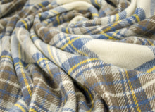 Load image into Gallery viewer, Prince of Scots Highland Tweed Pure New Wool Throw (Muted Blue Stewart)-Throws and Blankets-Prince of Scots-810032752071-J4050028-11-Prince of Scots