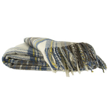 Load image into Gallery viewer, Prince of Scots Highland Tweed Pure New Wool Throw (Muted Blue Stewart)-Throws and Blankets-Prince of Scots-810032752071-J4050028-11-Prince of Scots