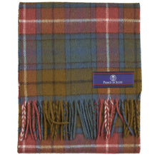 Load image into Gallery viewer, Prince of Scots Merino Lambswool Tartan Scarf (Antique Buchanan)-Gifts-Prince of Scots-00810032750718-PrinceScarf01-Prince of Scots