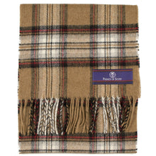 Load image into Gallery viewer, Prince of Scots Merino Lambswool Tartan Scarf (Camel Stewart)-Gifts-Prince of Scots-00810032750770-PrinceScarf08-Prince of Scots