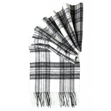 Load image into Gallery viewer, Prince of Scots Merino Lambswool Tartan Scarf (Dress Grey Stewart)-Gifts-Prince of Scots-00810032750756-PrinceScarf09-Prince of Scots
