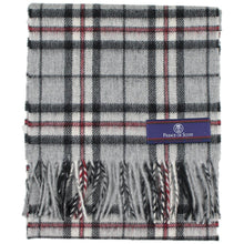 Load image into Gallery viewer, Prince of Scots Merino Lambswool Tartan Scarf (Grey Thompson)-Gifts-Prince of Scots-00810032750787-PrinceScarf07-Prince of Scots