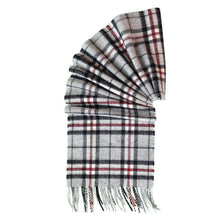Load image into Gallery viewer, Prince of Scots Merino Lambswool Tartan Scarf (Grey Thompson)-Gifts-Prince of Scots-00810032750787-PrinceScarf07-Prince of Scots