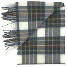 Load image into Gallery viewer, Prince of Scots Merino Lambswool Tartan Scarf (Muted Blue Dress Stewart)-Gifts-Prince of Scots-00810032751425-PrinceScarf17-Prince of Scots