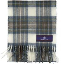 Load image into Gallery viewer, Prince of Scots Merino Lambswool Tartan Scarf (Muted Blue Dress Stewart)-Gifts-Prince of Scots-00810032751425-PrinceScarf17-Prince of Scots