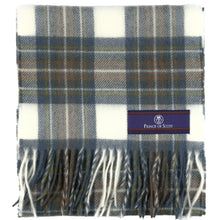 Load image into Gallery viewer, Prince of Scots Merino Lambswool Tartan Scarf (Muted Blue Dress Stewart)-Gifts-Prince of Scots-00810032751425-PrinceScarf17-Prince of Scots