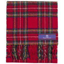 Load image into Gallery viewer, Prince of Scots Merino Lambswool Tartan Scarf (Royal Stewart)-Gifts-Prince of Scots-00810032750794-PrinceScarf06-Prince of Scots