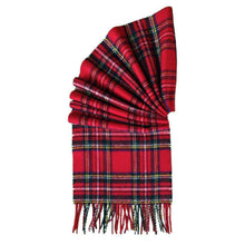 Load image into Gallery viewer, Prince of Scots Merino Lambswool Tartan Scarf (Royal Stewart)-Gifts-Prince of Scots-00810032750794-PrinceScarf06-Prince of Scots