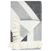 Load image into Gallery viewer, Prince of Scots Monochromatic Union Jack Merino Wool Throw-Throws and Blankets-Prince of Scots-Prince of Scots