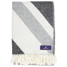Load image into Gallery viewer, Prince of Scots Monochromatic Union Jack Merino Wool Throw-Throws and Blankets-Prince of Scots-Prince of Scots
