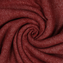 Load image into Gallery viewer, Southampton Home Wool Herringbone Throw (Cherry)-Throws and Blankets-Prince of Scots-810032750978-Q028001-22-Prince of Scots