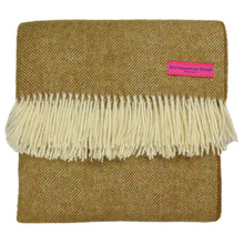 Load image into Gallery viewer, Southampton Home Wool Herringbone Throw (Gold)-Throws and Blankets-Prince of Scots-810032751005-Q028001-05-Prince of Scots