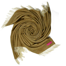 Load image into Gallery viewer, Southampton Home Wool Herringbone Throw (Gold)-Throws and Blankets-Prince of Scots-810032751005-Q028001-05-Prince of Scots