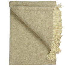 Load image into Gallery viewer, Southampton Home Wool Herringbone Throw (Linen)-Throws and Blankets-Prince of Scots-810032750923-Q028001-01-Prince of Scots