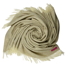 Load image into Gallery viewer, Southampton Home Wool Herringbone Throw (Linen)-Throws and Blankets-Prince of Scots-810032750923-Q028001-01-Prince of Scots