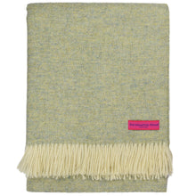 Load image into Gallery viewer, SOUTHAMPTON HOME Wool Herringbone Throw (Meadow)-Throws and Blankets-Prince of Scots-810032750954-Q028001-33-Prince of Scots