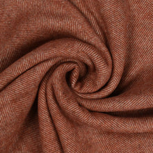 Load image into Gallery viewer, Southampton Home Wool Herringbone Throw (Terracotta)-Throws and Blankets-Prince of Scots-810032750947-Q028001-26-Prince of Scots