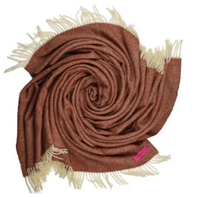 Load image into Gallery viewer, Southampton Home Wool Herringbone Throw (Terracotta)-Throws and Blankets-Prince of Scots-810032750947-Q028001-26-Prince of Scots
