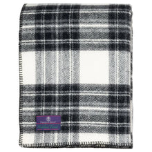 Load image into Gallery viewer, Highland Tweeds BIG Throw ~ Dress Grey Stewart ~
