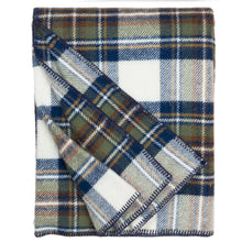 Load image into Gallery viewer, Highland Tweeds BIG Throw ~ Muted Blue Stewart ~
