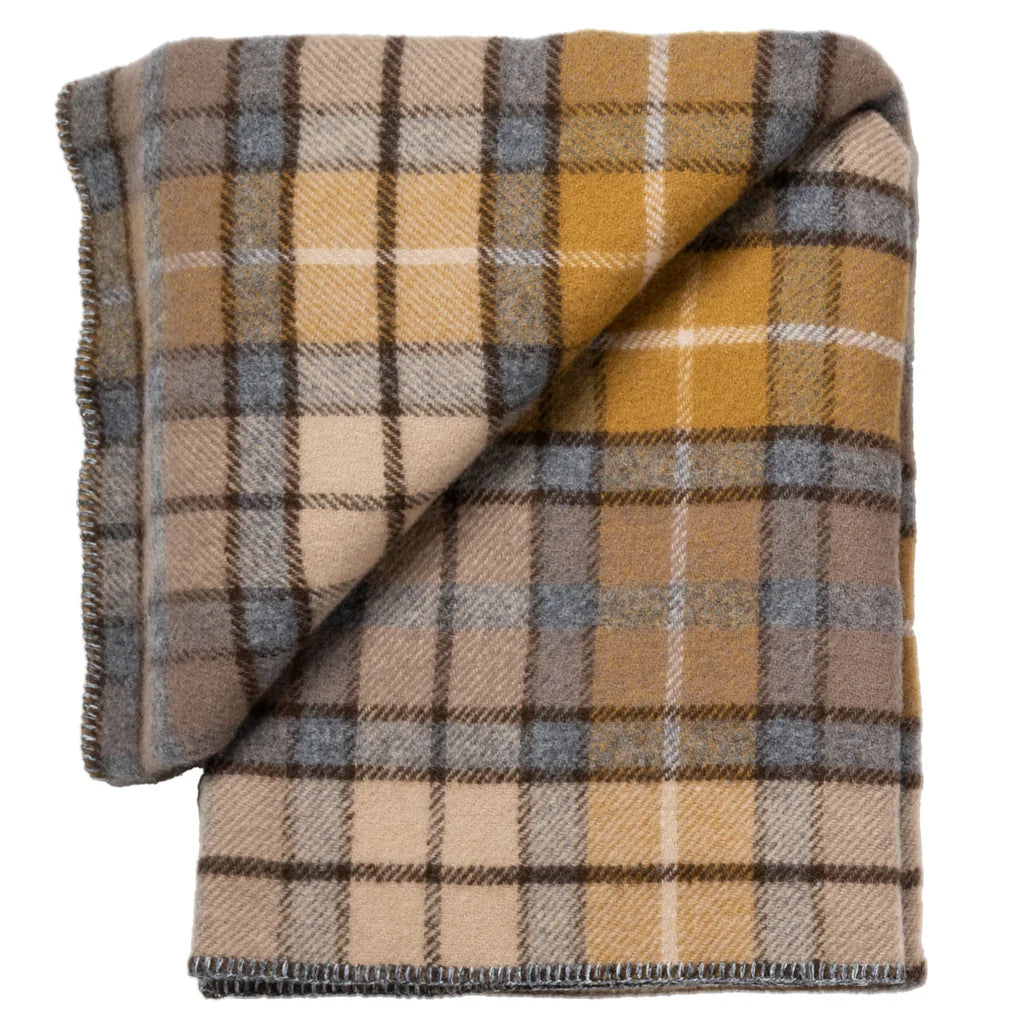 Highland Tweeds BIG Throw ~Natural Buchanan ~