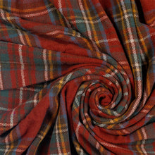 Load image into Gallery viewer, Prince of Scots Highland Tweed Pure New Wool Fluffy Throw ~ Antique Royal Stewart ~
