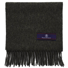 Load image into Gallery viewer, Prince of Scots Fringed Merino Wool Scarf (Grey)-scarf-Prince of Scots-PrinceGrey-810032759797-Prince of Scots
