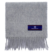 Load image into Gallery viewer, Prince of Scots Fringed Merino Wool Scarf (Silver)-scarf-Prince of Scots-PrinceSilver-810032759841-Prince of Scots
