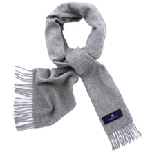 Load image into Gallery viewer, Prince of Scots Fringed Merino Wool Scarf (Silver)-scarf-Prince of Scots-PrinceSilver-810032759841-Prince of Scots
