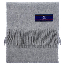 Load image into Gallery viewer, Prince of Scots Fringed Merino Wool Scarf (Silver)-scarf-Prince of Scots-PrinceSilver-810032759841-Prince of Scots
