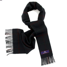 Load image into Gallery viewer, Prince of Scots Heritage Plaid Fringed Merino Wool Scarf (Cumbria Blue)-scarf-Prince of Scots-HScarfW12-810032759919-Prince of Scots
