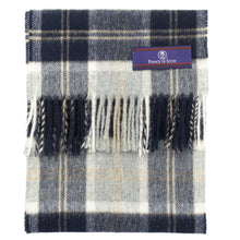 Load image into Gallery viewer, Prince of Scots Heritage Plaid Fringed Merino Wool Scarf (Stirling Silver)-scarf-Prince of Scots-HScarf8701-810032752248-Prince of Scots
