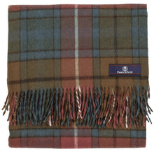 Load image into Gallery viewer, Prince of Scots Highland Tartan Tweed Merino Wool Throw ~ Antique Buchanan~-Throws and Blankets-Prince of Scots-Prince of Scots
