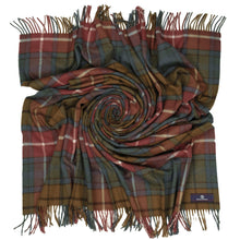 Load image into Gallery viewer, Prince of Scots Highland Tartan Tweed Merino Wool Throw ~ Antique Buchanan~-Throws and Blankets-Prince of Scots-Prince of Scots
