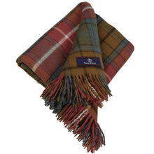 Load image into Gallery viewer, Prince of Scots Highland Tartan Tweed Merino Wool Throw ~ Antique Buchanan~-Throws and Blankets-Prince of Scots-Prince of Scots
