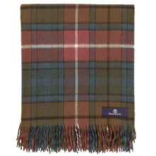 Load image into Gallery viewer, Prince of Scots Highland Tartan Tweed Merino Wool Throw ~ Antique Buchanan~-Throws and Blankets-Prince of Scots-Prince of Scots
