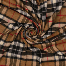 Load image into Gallery viewer, Prince of Scots Highland Tartan Tweed Merino Wool Throw ~ Camel Thompson ~-Prince of Scots-Prince of Scots
