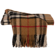 Load image into Gallery viewer, Prince of Scots Highland Tartan Tweed Merino Wool Throw ~ Camel Thompson ~-Prince of Scots-Prince of Scots
