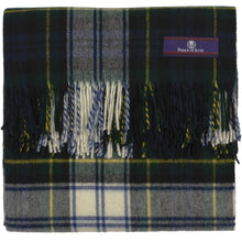 Load image into Gallery viewer, Prince of Scots Highland Tartan Tweed Merino Wool Throw ~ Dress Gordon ~-Throws and Blankets-Prince of Scots-Prince of Scots
